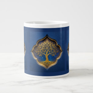 Gouden Boom in Hemels Kader Cadeau Grote Koffiekop