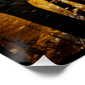 Gouden Boom Kunstposter Perfect Poster (Hoek)