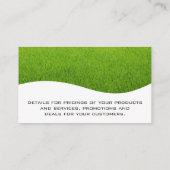 Gouden Boom Logo | Gazon Bloemen Rozen Visitekaartje (Achterkant)