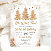 Gouden Boom Oh Wat een leuk kerstfeest Kaart