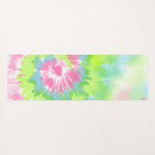 Gouden boom silhouet, kleurrijke regenboog stropda yogamat (Achterkant (horizontaal))