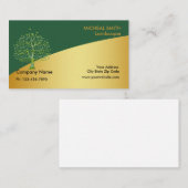 Gouden Boom Tuin Lawn Care en Landschap Business Visitekaartje (Voorkant / Achterkant)