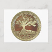 GOUDEN BOOM VAN HET LEVEN BRIEFKAART (Voorkant)