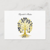 Gouden boom van het leven Tijdloze Sophisticated b Informatiekaartje (Achterkant)