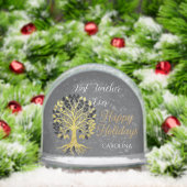 Gouden boom van het leven Tijdloze Sophisticated b Sneeuwbol (Kerstmis)