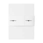 Gouden boom van het leven Tijdloze Sophisticated b Uitnodigingen Wikkel (Achterkant Voorbeeld)