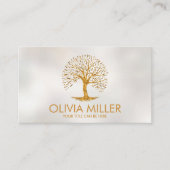 Gouden Boom van het leven Visitekaartje (Voorkant)