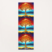 Gouden Boom van het Leven Yoga Mat (Voorkant)