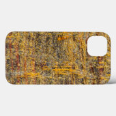 Gouden Boomhars Op Rustiek Hout Case-Mate iPhone Case (Achterkant (horizontaal))