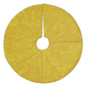 Gouden boomrok, gouden accent gouden kerstboom fleece kerstboom rok (Voorkant)