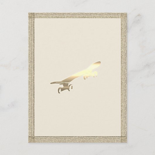 Gouden Bord Skateboarden Kinderen Briefkaart (Voorkant)