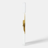 Gouden borstel iPhone hoesje (Rechterkant)