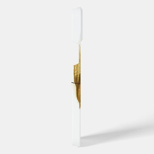 Gouden borstel iPhone hoesje (Rechterkant)