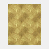 Gouden bos fleece deken (Voorkant)
