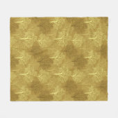 Gouden bos fleece deken (Voorkant (Horizontaal))