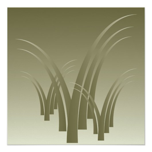 Gouden bos poster (Voorkant)