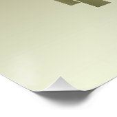 Gouden bos poster (Hoek)