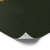 Gouden bossen poster (Hoek)