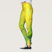 Gouden Bosstroom Vredige Kunst Leggings (Links)