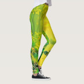 Gouden Bosstroom Vredige Kunst Leggings (Rechts)