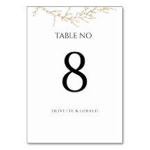 Gouden Botanische Bloemen Modern Minimal