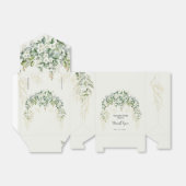 Gouden Botanische Delight: Bruidsfeest Favor Doos Bedankdoosjes (Uitgevouwen)