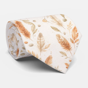 Gouden Botanische Elegantie Stropdas