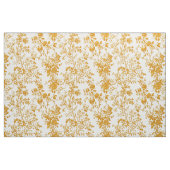 Gouden botanische ranken stof (Fat Quarter)