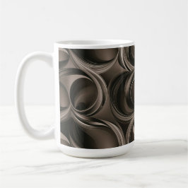 Gouden Botanische Stroom Elegant Koffiemok
