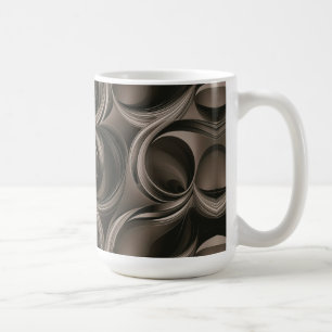 Gouden Botanische Stroom Elegant Koffiemok