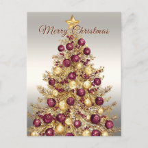Gouden Bourgogne Kerstboom Vakantie