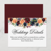 Gouden Bourgogne Wijn Marine Blauw Details Behuizi Briefkaart (Voorkant / Achterkant)