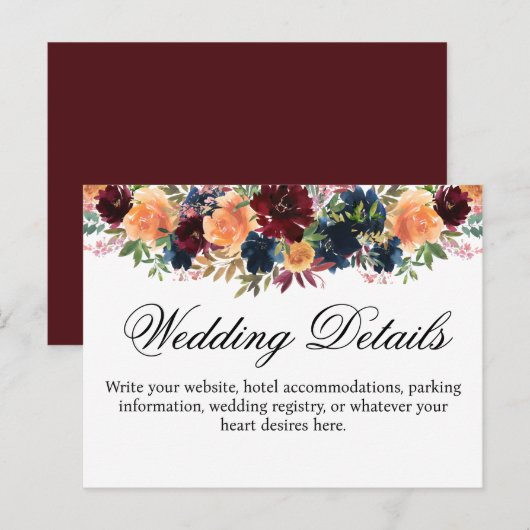 Gouden Bourgogne Wijn Marine Blauw Details Behuizi Briefkaart (Voorkant / Achterkant)