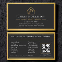 Gouden Bouwconstructie Home Renovatie QR Code