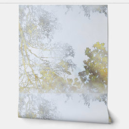 Gouden Breedbladige Gloed Behang