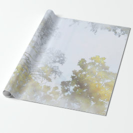 Gouden Breedbladige Gloed Cadeaupapier