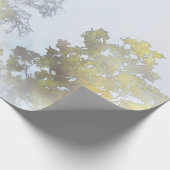 Gouden Breedbladige Gloed Cadeaupapier (Hoek)