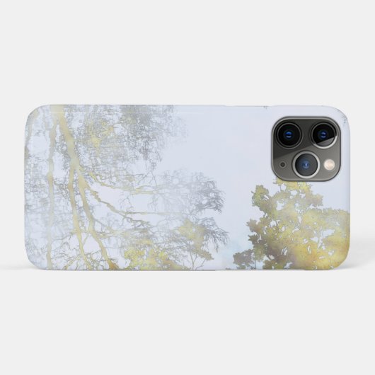 Gouden Breedbladige Gloed Case-Mate iPhone Case (Achterkant (horizontaal))