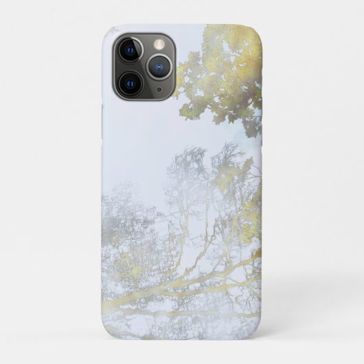 Gouden Breedbladige Gloed Case-Mate iPhone Case (Achterkant)