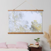 Gouden Breedbladige Gloed Hangend Wandkleed (Slaapkamer)