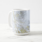 Gouden Breedbladige Gloed Koffiemok (Voorkant links)