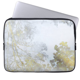 Gouden Breedbladige Gloed Laptop Sleeve