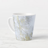 Gouden Breedbladige Gloed Latte Mok (Linkerhoek)