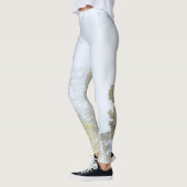 Gouden Breedbladige Gloed Leggings (Links)