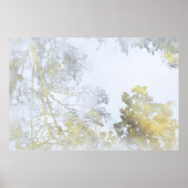 Gouden Breedbladige Gloed Poster