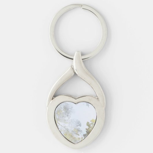 Gouden Breedbladige Gloed Sleutelhanger (Voorkant)