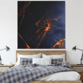 Gouden Breuk Canvas Afdruk (Insitu (Slaapkamer))