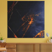 Gouden Breuk Canvas Afdruk (Insitu (Woonkamer))