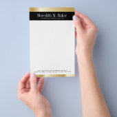 Gouden Briefhoofd Folder (Hand)