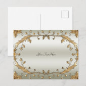 Gouden  Briefkaart (Voorkant / Achterkant)